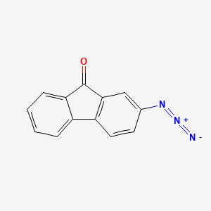molecular formula C13H7N3O B14325384 Fluoren-9-one, 2-azido- CAS No. 101398-38-3