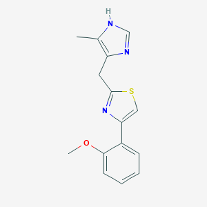 molecular formula C15H15N3OS B143254 MMIMT CAS No. 129486-32-4