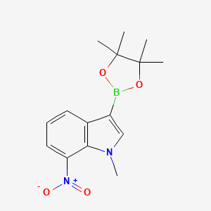 1-Methyl-7-nitro-3-(4,4,5,5-tetramethyl-1,3,2-dioxaborolan-2-yl)indole