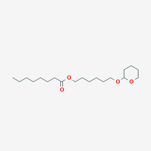 molecular formula C19H36O4 B14325437 6-[(Oxan-2-yl)oxy]hexyl octanoate CAS No. 106262-54-8