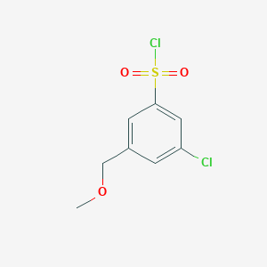 3-Chloro-5-(methoxymethyl)benzene-1-sulfonyl chloride