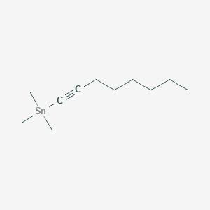 molecular formula C11H22Sn B14325514 Trimethyl(oct-1-YN-1-YL)stannane CAS No. 109059-09-8