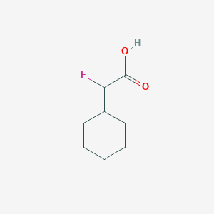 2-Cyclohexyl-2-fluoroacetic acid