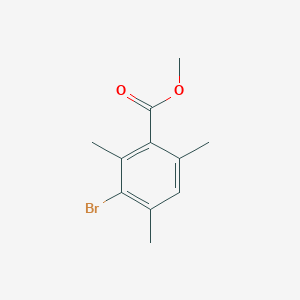 B1432562 Methyl 3-bromo-2,4,6-trimethylbenzoate CAS No. 26584-20-3