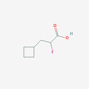 3-Cyclobutyl-2-fluoropropanoic acid