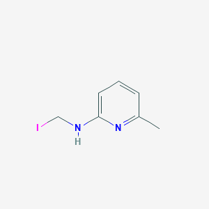 molecular formula C7H9IN2 B14325630 N-(Iodomethyl)-6-methylpyridin-2-amine CAS No. 110189-94-1