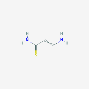 molecular formula C3H6N2S B14325637 3-Aminoprop-2-enethioamide CAS No. 111183-95-0