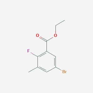 Ethyl 5-bromo-2-fluoro-3-methylbenzoate