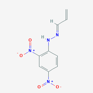 molecular formula C₉H₈N₄O₄ B143257 Acrolein 2,4-dinitrophenylhydrazone CAS No. 888-54-0