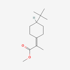 molecular formula C14H24O2 B14325708 Methyl 2-(4-tert-butylcyclohexylidene)propanoate CAS No. 105613-85-2
