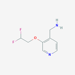 (3-(2,2-Difluoroethoxy)pyridin-4-yl)methanamine