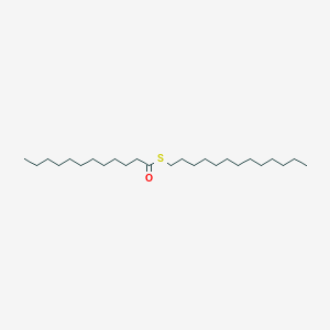 molecular formula C25H50OS B14325799 S-Tridecyl dodecanethioate CAS No. 102896-30-0