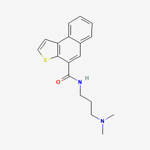 molecular formula C18H20N2OS B14325818 N-[3-(Dimethylamino)propyl]naphtho[2,1-B]thiophene-4-carboxamide CAS No. 104329-54-6
