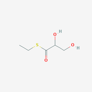 molecular formula C5H10O3S B14325843 S-Ethyl 2,3-dihydroxypropanethioate CAS No. 109301-26-0