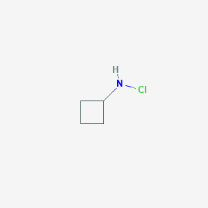 molecular formula C4H8ClN B14325856 N-Cyclobutylhypochlorous amide CAS No. 110192-07-9