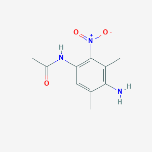 molecular formula C10H13N3O3 B14325863 N-(4-Amino-3,5-dimethyl-2-nitrophenyl)acetamide CAS No. 97629-63-5