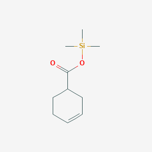 molecular formula C10H18O2Si B14325866 Trimethylsilyl cyclohex-3-ene-1-carboxylate CAS No. 104171-36-0