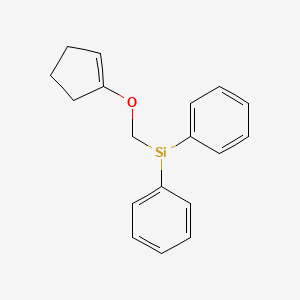 molecular formula C18H19OSi B14325870 CID 78060817 