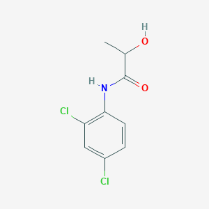 molecular formula C9H9Cl2NO2 B1432592 N-(2,4-dichlorophenyl)-2-hydroxypropanamide CAS No. 1267051-52-4