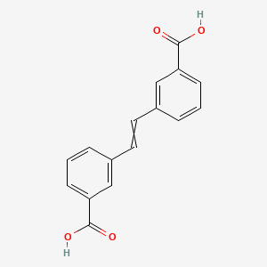 molecular formula C16H12O4 B14325968 3,3'-(Ethene-1,2-diyl)dibenzoic acid CAS No. 97203-71-9