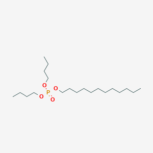 molecular formula C20H43O4P B14325970 Dibutyl dodecyl phosphate CAS No. 106133-56-6