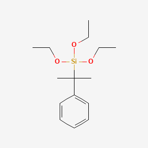 molecular formula C15H26O3Si B14326022 Triethoxy(2-phenylpropan-2-yl)silane CAS No. 109144-55-0