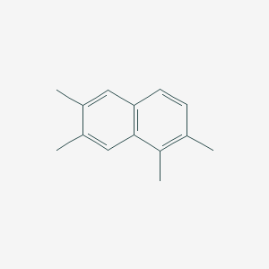 molecular formula C14H16 B14326053 Naphthalene, 1,2,6,7-tetramethyl- CAS No. 99486-63-2