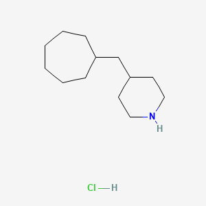 B1432606 4-(Cycloheptylmethyl)piperidine hydrochloride CAS No. 188844-26-0