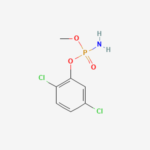 molecular formula C7H8Cl2NO3P B14326180 Phosphoramidic acid, 2,5-dichlorophenyl methyl ester CAS No. 109823-19-0