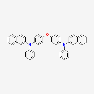 molecular formula C44H32N2O B14326191 N,N'-[Oxydi(4,1-phenylene)]bis(N-phenylnaphthalen-2-amine) CAS No. 105653-68-7