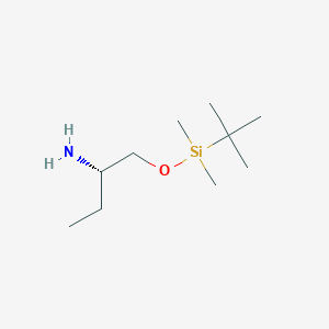 molecular formula C10H25NOSi B143262 (S)-1-(tert-Butyldimethylsilyloxy)-2-butanamine CAS No. 157555-74-3