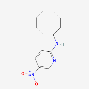 molecular formula C13H19N3O2 B14326228 2-Pyridinamine, N-cyclooctyl-5-nitro- CAS No. 108203-17-4