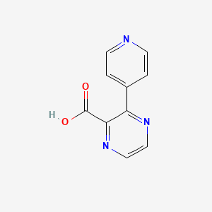 molecular formula C10H7N3O2 B1432625 3-(Pyridin-4-yl)pyrazine-2-carboxylic acid CAS No. 1501585-47-2