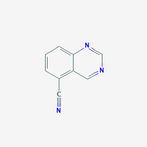 molecular formula C9H5N3 B1432628 5-Cyanoquinazoline CAS No. 1231761-02-6