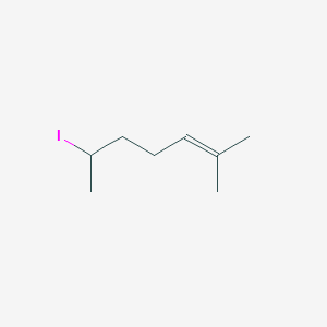 molecular formula C8H15I B14326298 2-Heptene, 6-iodo-2-methyl- CAS No. 111831-49-3