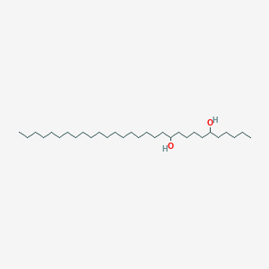 molecular formula C30H62O2 B14326323 Triacontane-6,11-diol CAS No. 110187-20-7
