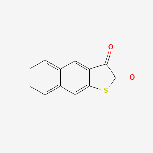 molecular formula C12H6O2S B14326329 Naphtho[2,3-b]thiophene-2,3-dione CAS No. 109151-44-2