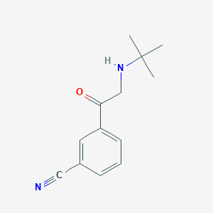 molecular formula C13H16N2O B14326393 3-(N-tert-Butylglycyl)benzonitrile CAS No. 105802-55-9