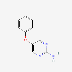 molecular formula C10H9N3O B1432641 5-Phenoxypyrimidin-2-amine CAS No. 99185-52-1