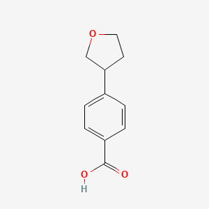 molecular formula C11H12O3 B1432642 4-(Tetrahydrofuran-3-yl)benzoic acid CAS No. 1438382-08-1
