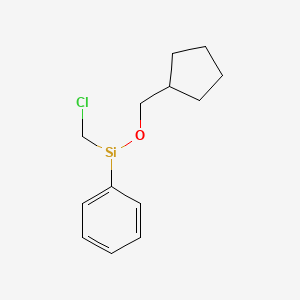 molecular formula C13H18ClOSi B14326520 CID 78060768 