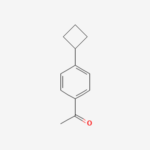 molecular formula C12H14O B1432655 p-Cyclobutylacetophenone CAS No. 6921-50-2