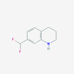 molecular formula C10H11F2N B1432656 7-(Difluoromethyl)-1,2,3,4-tetrahydroquinoline CAS No. 1783624-20-3