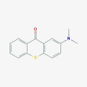 molecular formula C15H13NOS B14326568 2-(Dimethylamino)-9H-thioxanthen-9-one CAS No. 106391-68-8