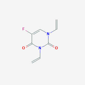 molecular formula C8H7FN2O2 B14326623 1,3-Diethenyl-5-fluoropyrimidine-2,4(1H,3H)-dione CAS No. 111854-27-4