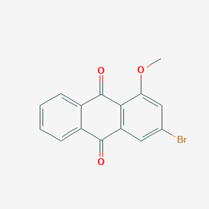 molecular formula C15H9BrO3 B14326645 3-Bromo-1-methoxyanthracene-9,10-dione CAS No. 106752-91-4
