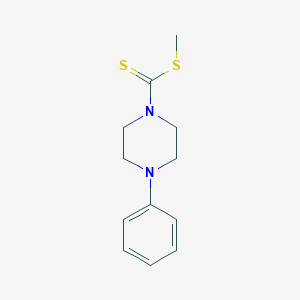 molecular formula C12H16N2S2 B14326660 Methyl 4-phenylpiperazine-1-carbodithioate CAS No. 111277-67-9