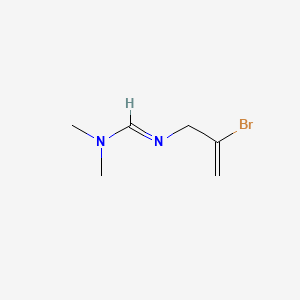 molecular formula C6H11BrN2 B14326690 N,N-Dimethyl-N'-(2-bromoallyl)formamidine CAS No. 101398-57-6