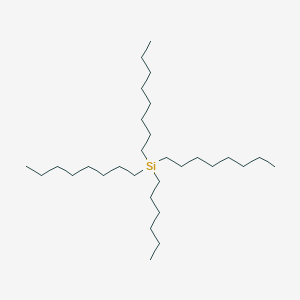 molecular formula C30H64Si B14326715 Hexyl(trioctyl)silane CAS No. 109528-78-1