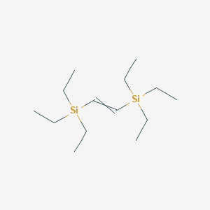 molecular formula C14H32Si2 B14326732 Silane, (1E)-1,2-ethenediylbis[triethyl- CAS No. 104014-90-6